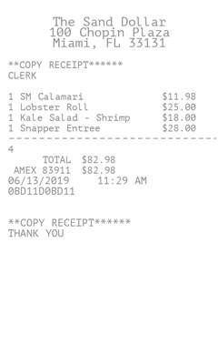 We make you a customized fake receipt for Online or In-Store