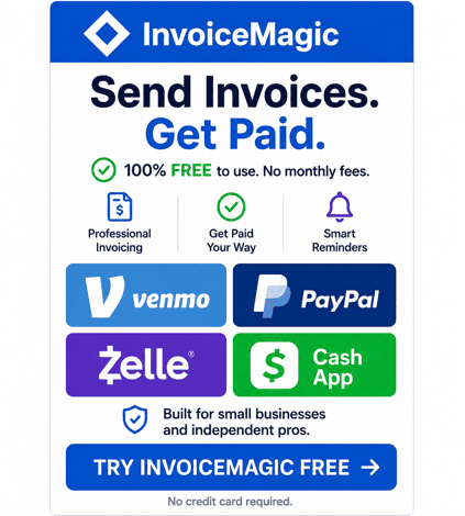 InvoiceMagic. Send invoices. Get paid.