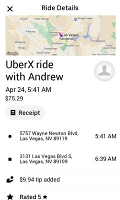 Uber Rideshare Mobile