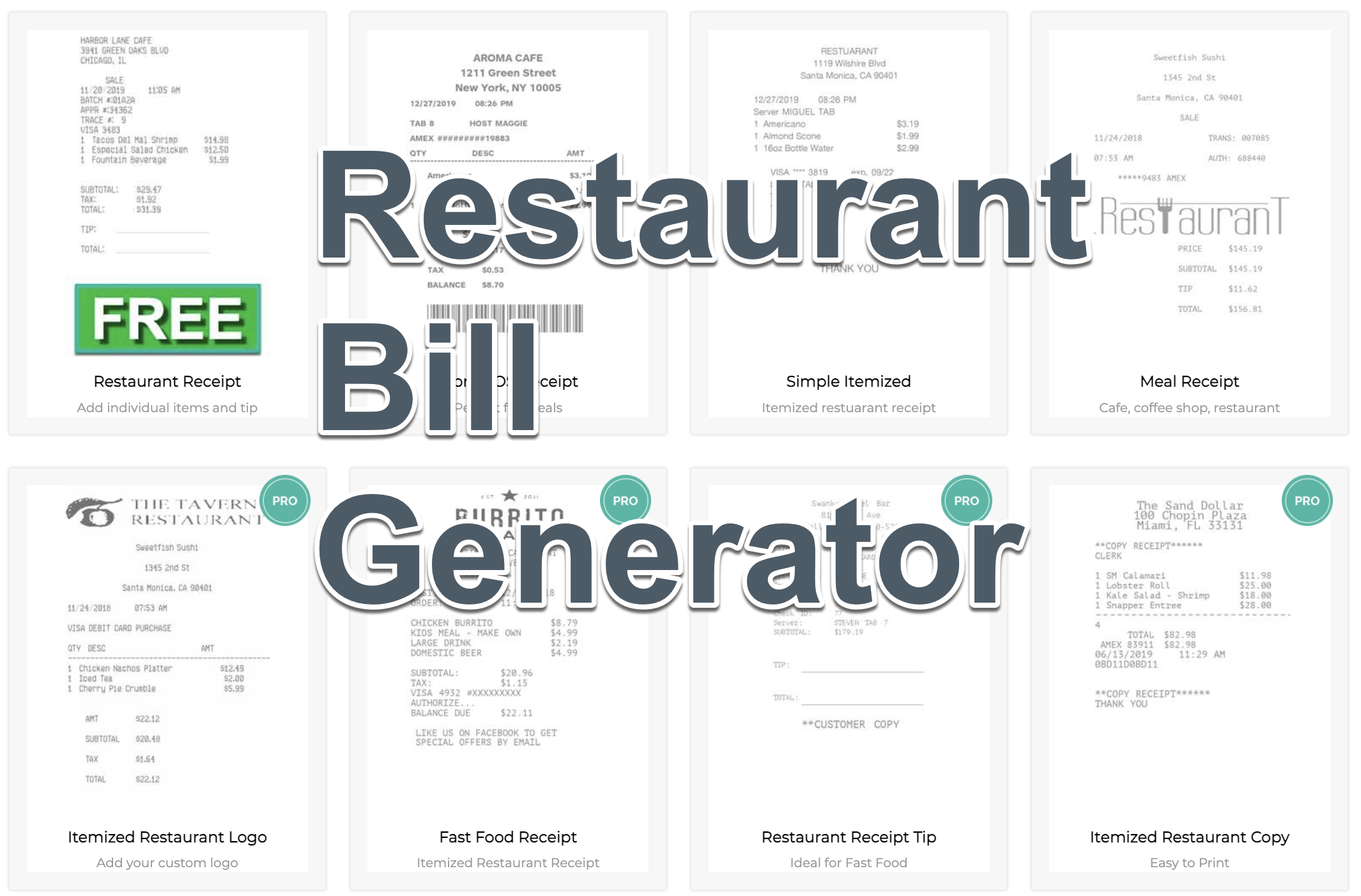 Restaurant Bill Generator – The Ultimate Tool for Custom Restaurant Receipts